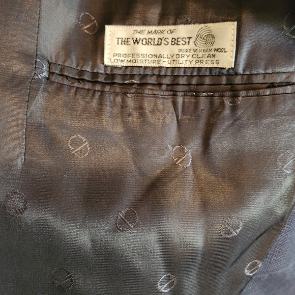 Vintage Christian Dior Le Connaisseur Men's Wool Suit Jacket - Size 42S - Picture 6 of 12